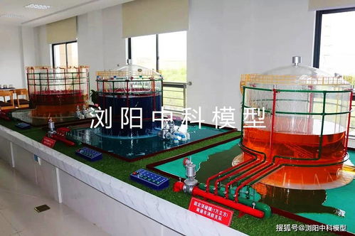 瀏陽市中科模型 化工裝置消防推演模型,化工廠消防設(shè)施模型